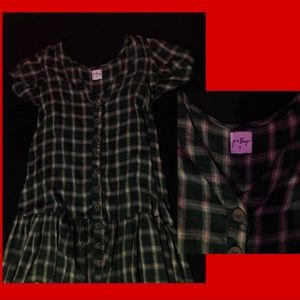 Plaid Forest Fairy Dress~